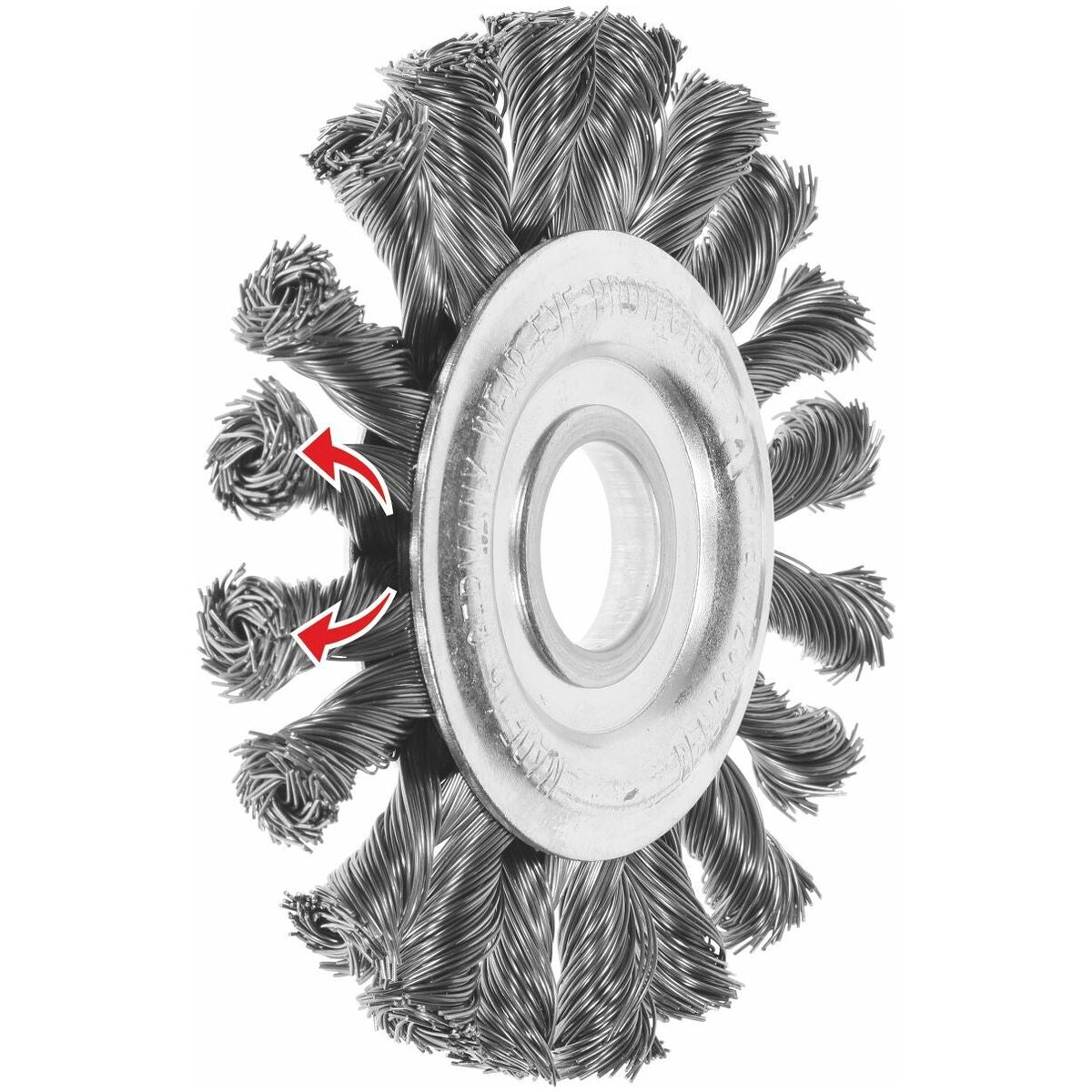 Rundborste Växelvirning, ståltråd 0,50 mm 115X22 mm