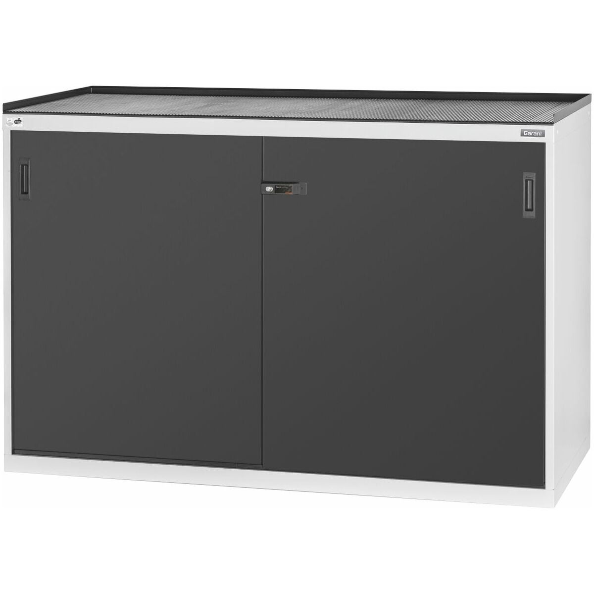 Tillbehörsskåp med skjutdörrar med skyddskant 26×20G