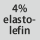 Tygsammansättning: 4 % Elastolefin