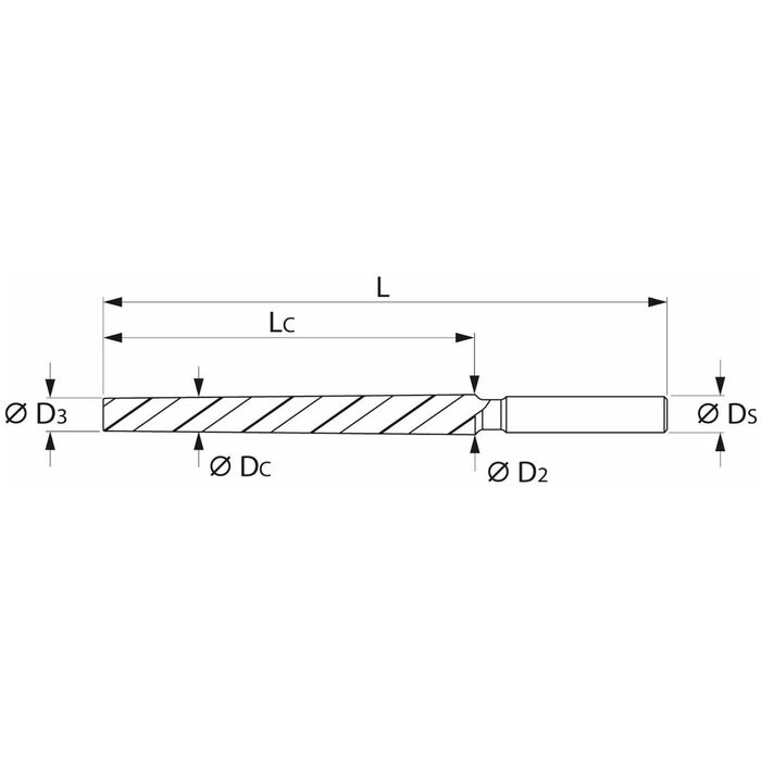 Stifthåls-skalbrotsch 5 mm