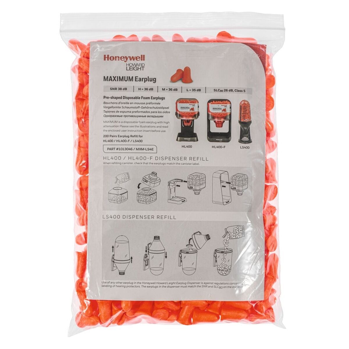Öronproppsats, 200 par MAX® R200