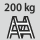 Bärförmåga stegteknik: 200 kg