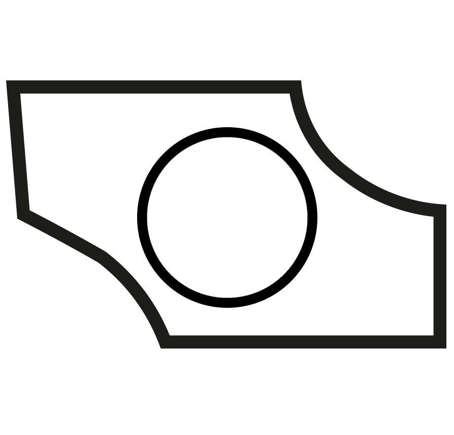 Hållare för radievändskär