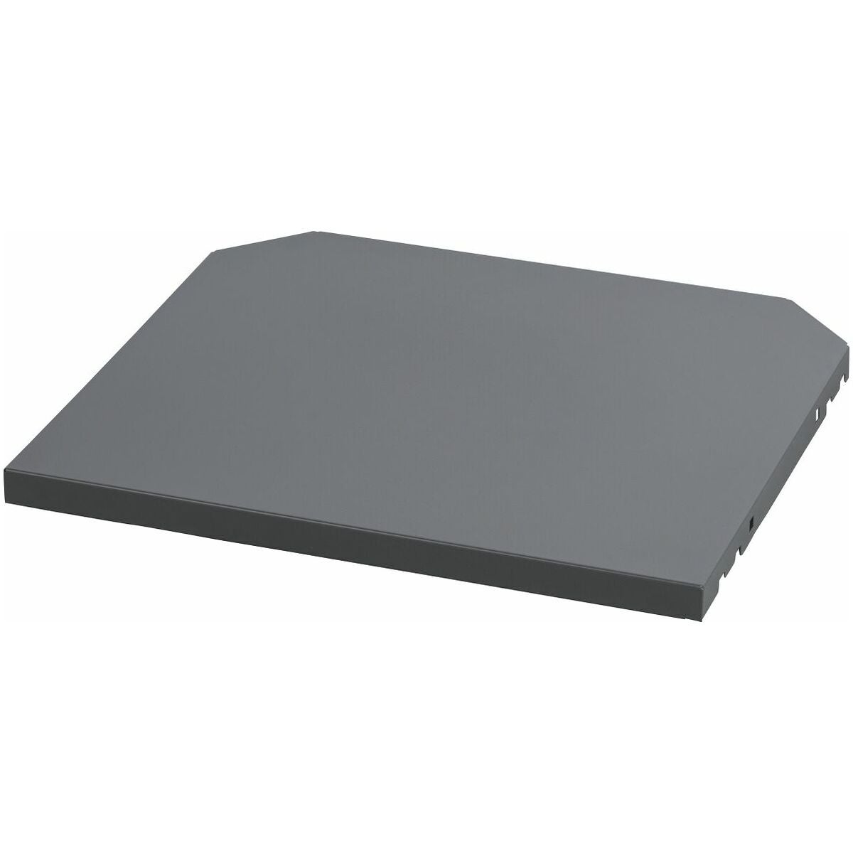 Hyllplan med kabelgenomföring för U-form L