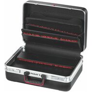 X-ABS-verktygsväska med bottenlåda, 3 verktygstavlor och TSA-lås