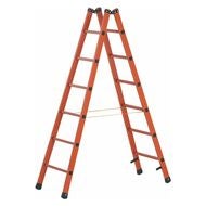 Trappstege, helt i plast, steg på båda sidorna