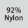 Tygsammansättning: 92 % nylon