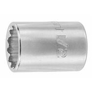 12-kantshylsa 1/4 tum utförande med tumdimensioner