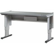 Workstation eLevel med Eterlux-skiva ljus 1000 mm