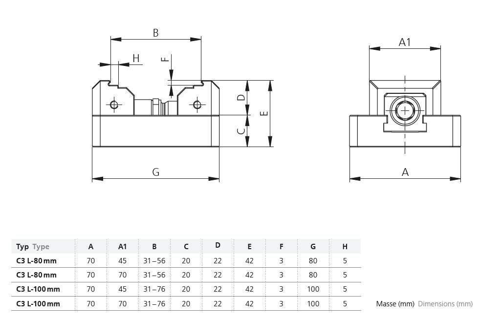 SWB VS gripback 3 mm, bredd 45 mm