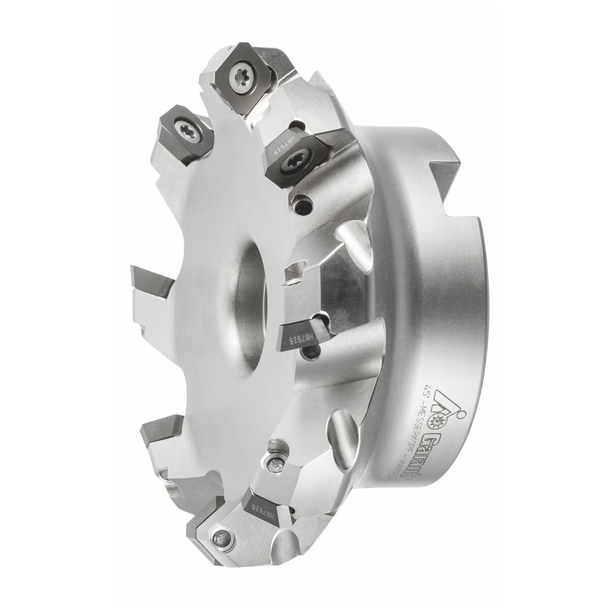 Planfräs 45° vänsterskärande med hål