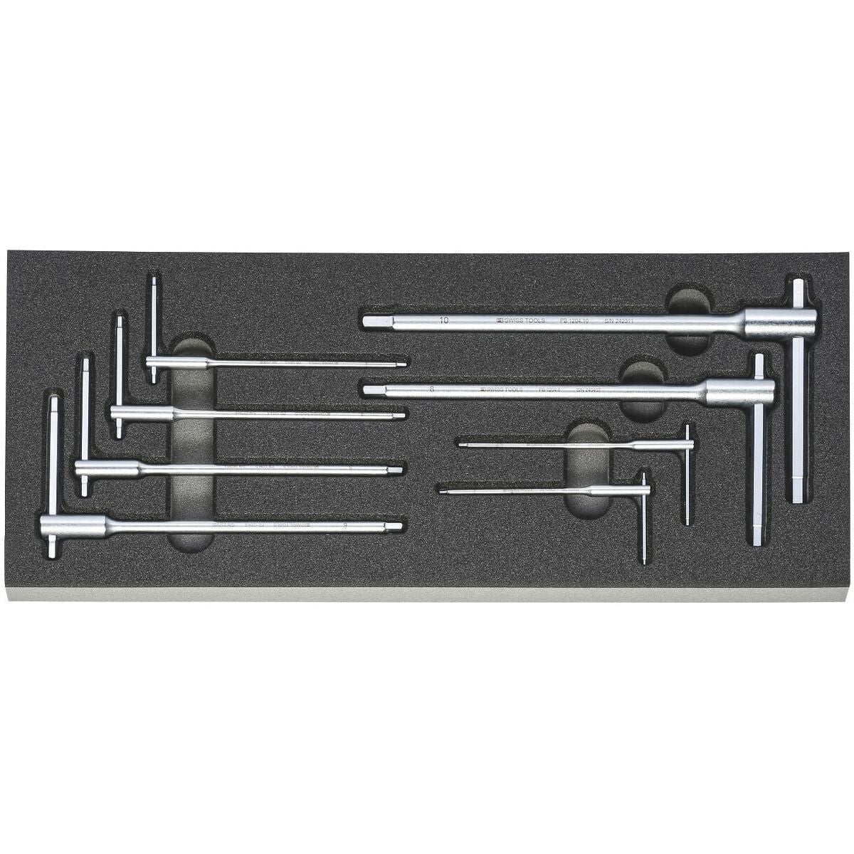 Sats med tredubbla insexnycklar 8