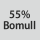 Tygsammansättning: 55 % bomull