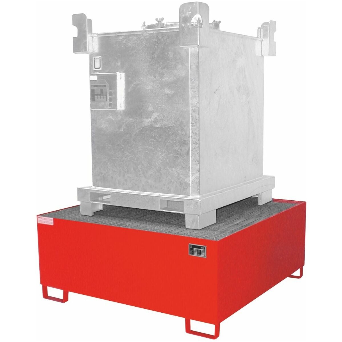 Uppsamlingstråg för 1000-l-IBC lackerad