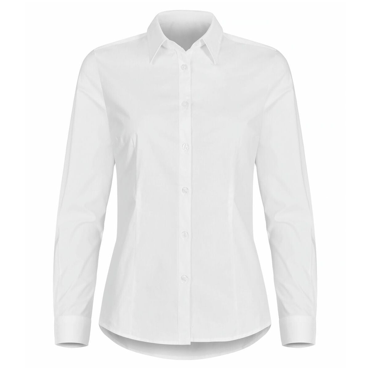 Stretch-skjorta för damer vit