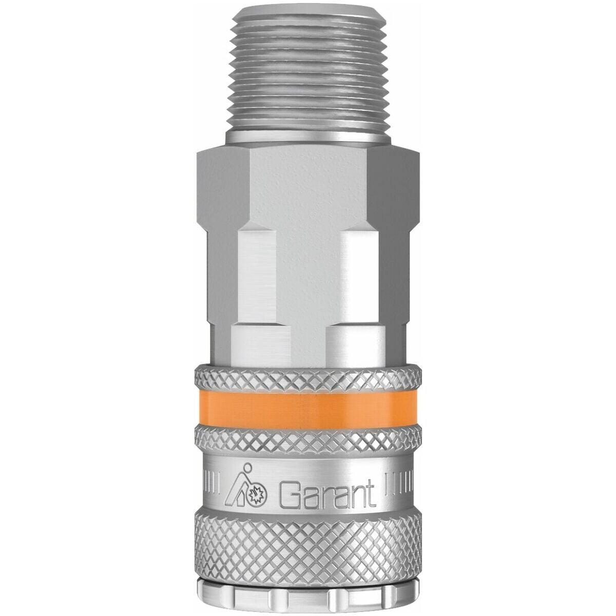 Säkerhetskoppling med utvändig gänga utvändiga gängor