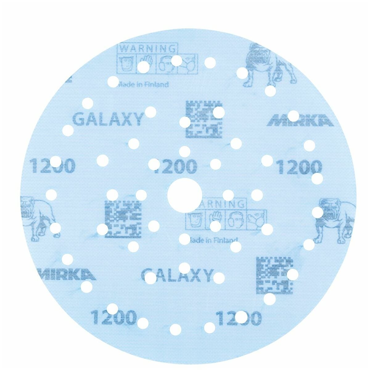 Slipskiva med kardborrband (CER) Galaxy Flerhålad 1200
