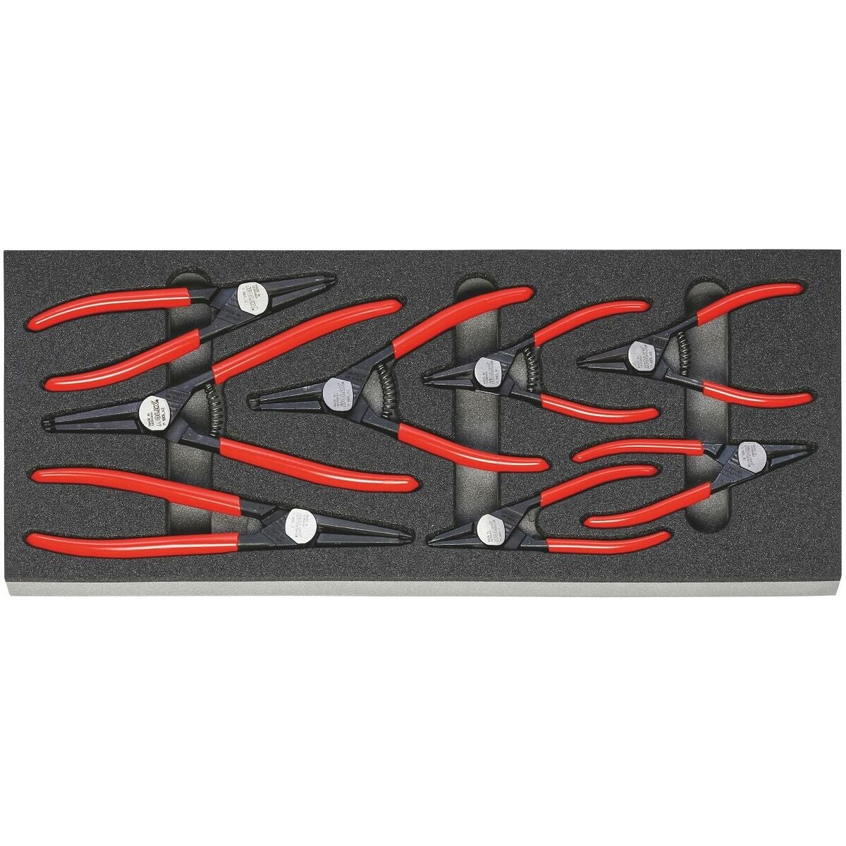 Precisions-låsringstänger, sats 8