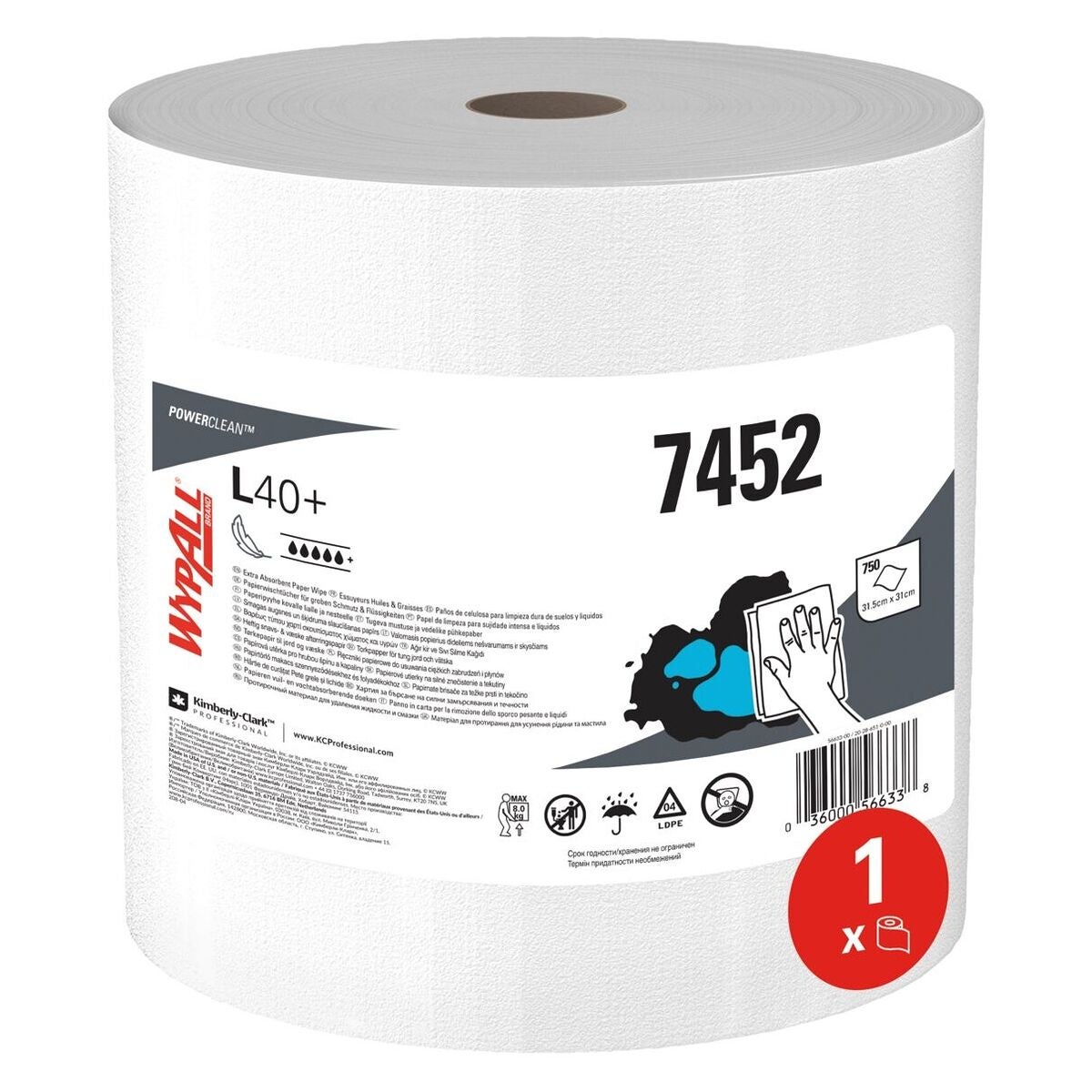 WypAll® L40 torkdukar Storrulle