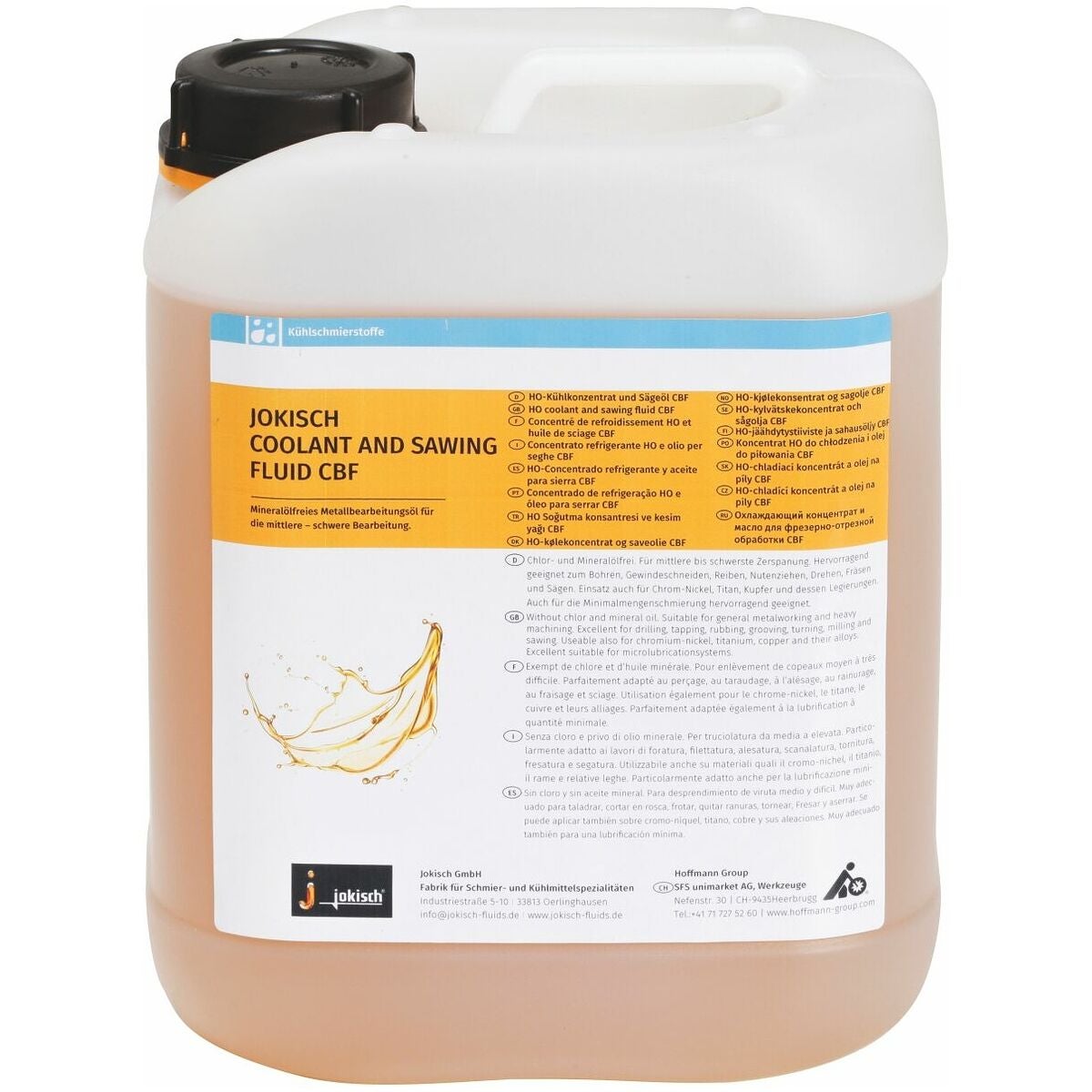 Högpresterande kylsmörjkoncentrat och sågolja CBF