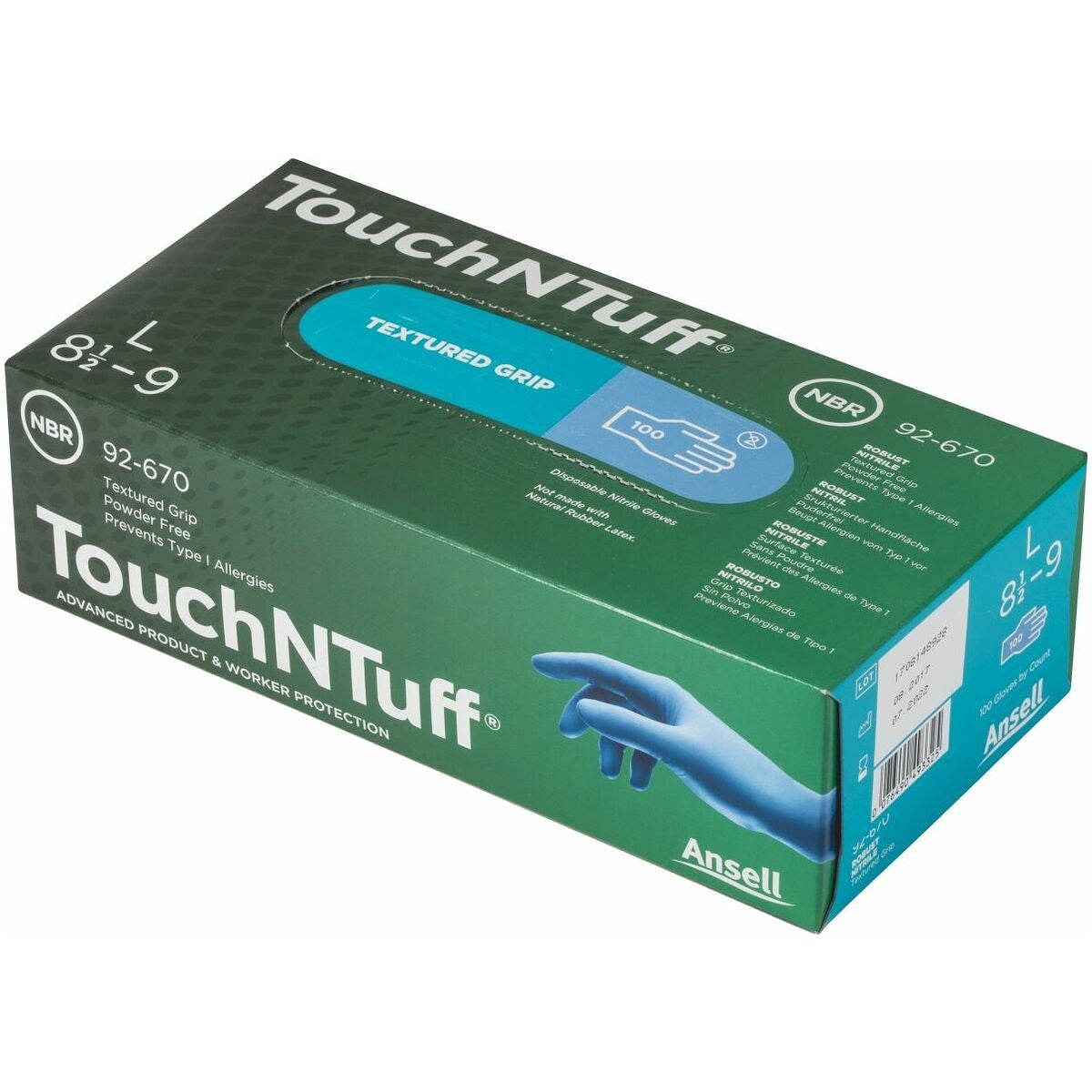 Engångshandskar, sats TouchNTuff® 92-670 11