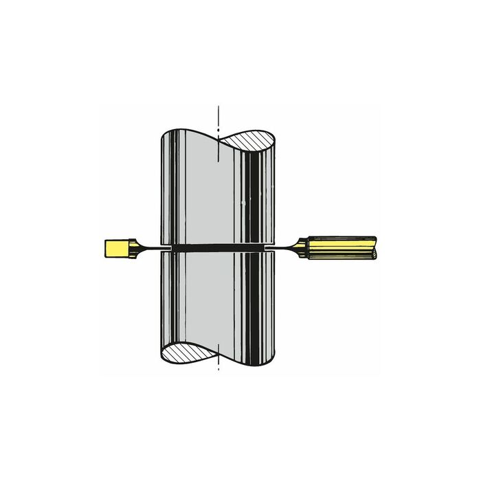 Bygelmikrometer med blad 75-100 mm