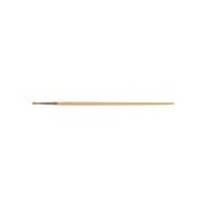 Platt pensel, kinaborste ljus, storlek 8, ⌀ 4 mm