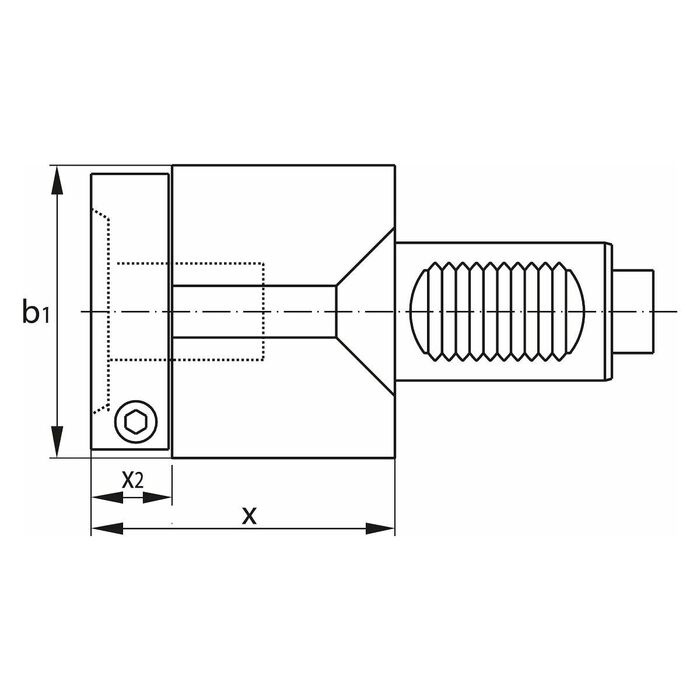 Drivet verktyg axiellt 40-VX4