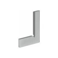 Anslagsvinkel, härdad, platt utförande rostfri, noggrannhet 00 50X40 mm