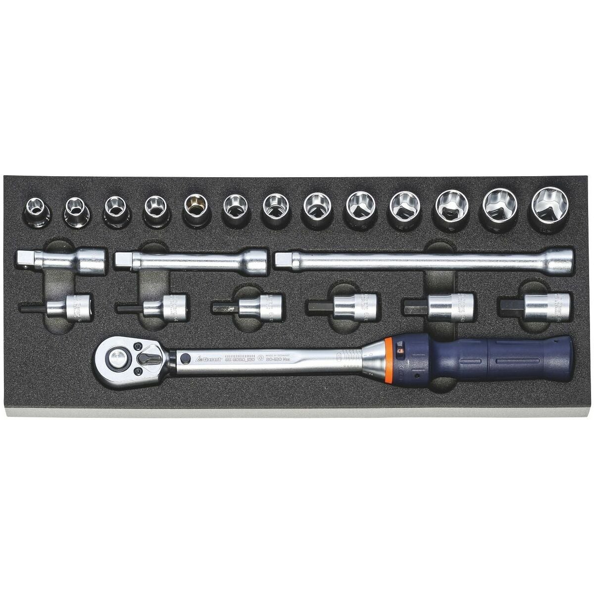 Momentnyckel-sortiment 120 Nm 1/2″ 23