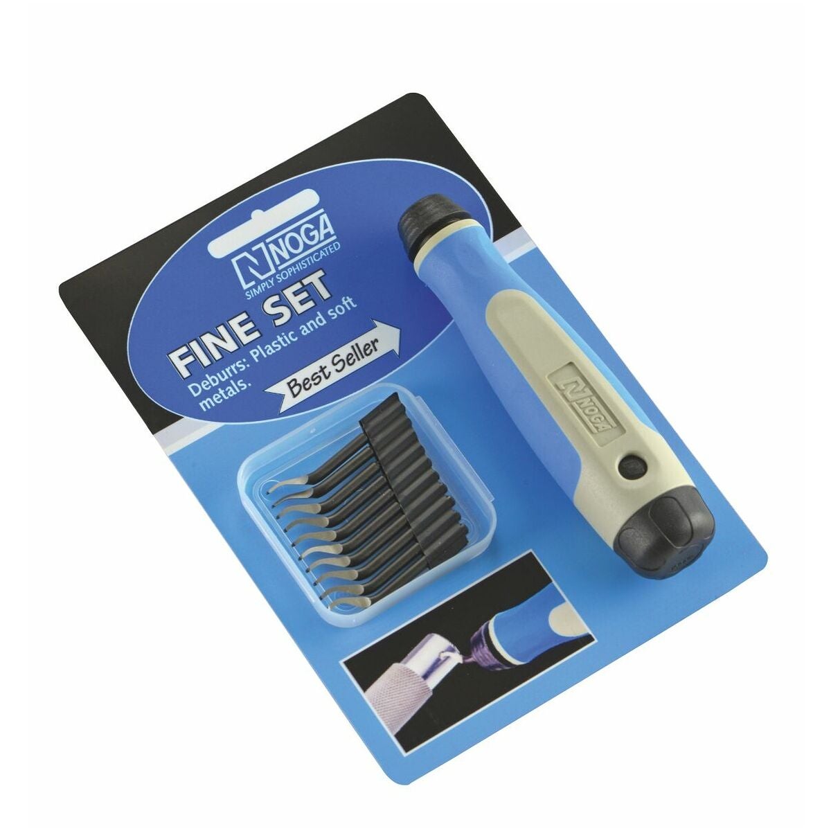 Avgradarsortiment med 10 klingor S150