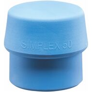 SIMPLEX-skonhammare plastinsats TPE-soft blå