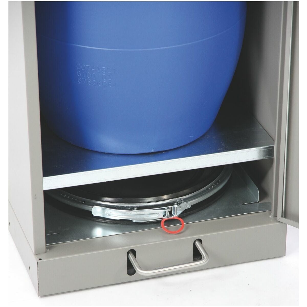 Uppsamlingsbehållare med tank med lock 60 l