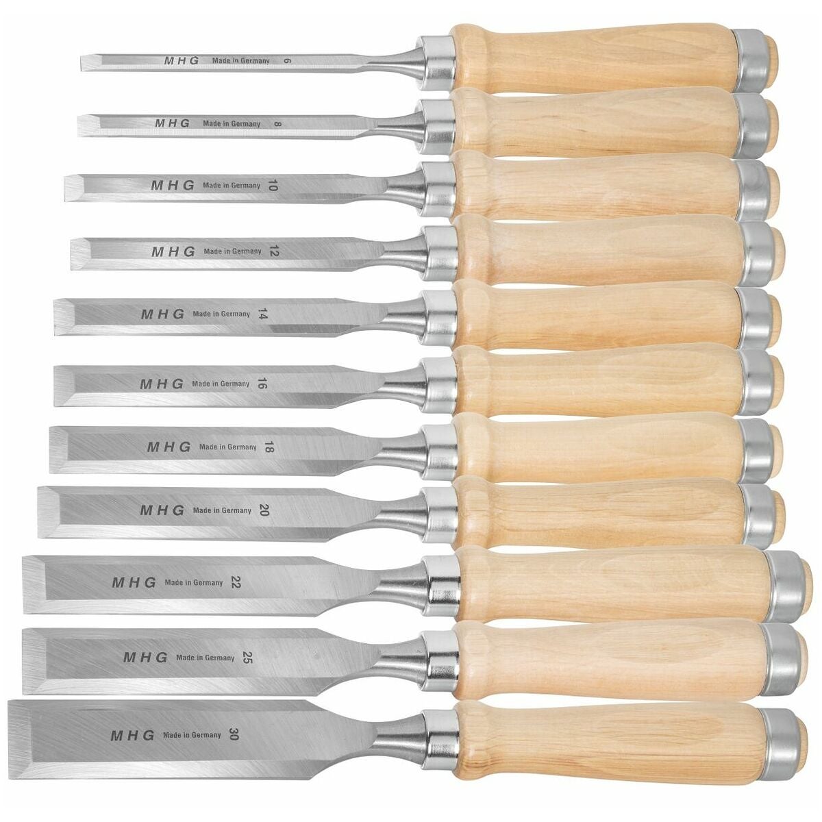 Stämjärnssats med träskaft