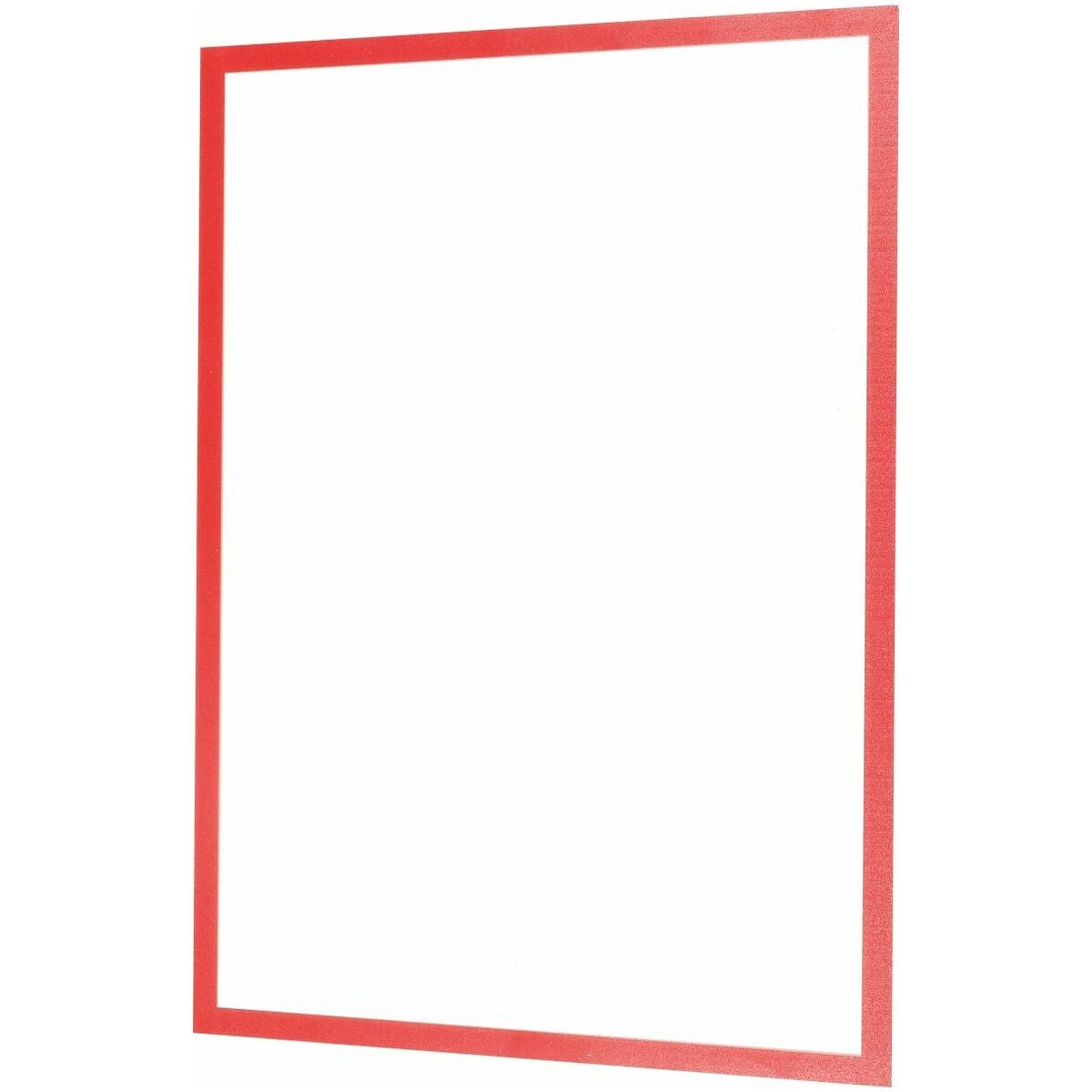 Genomskinlig mapp magnetisk A4 sats med 10 st RED