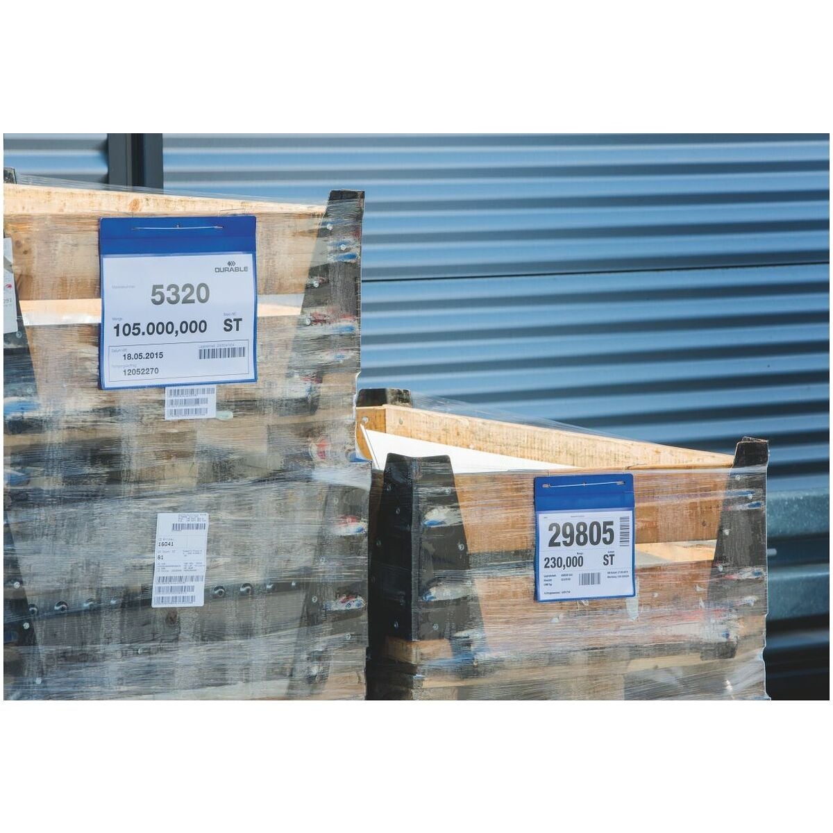 Trådbygelväska blå Sats med 50 delar A4/1