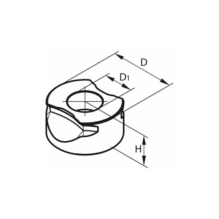 Versa spännklämma, rund 5