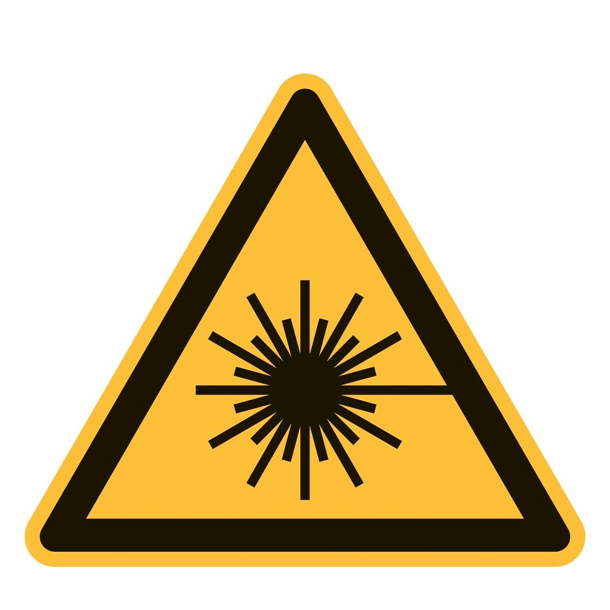 Varningsskyltar Varning för laserstrålar