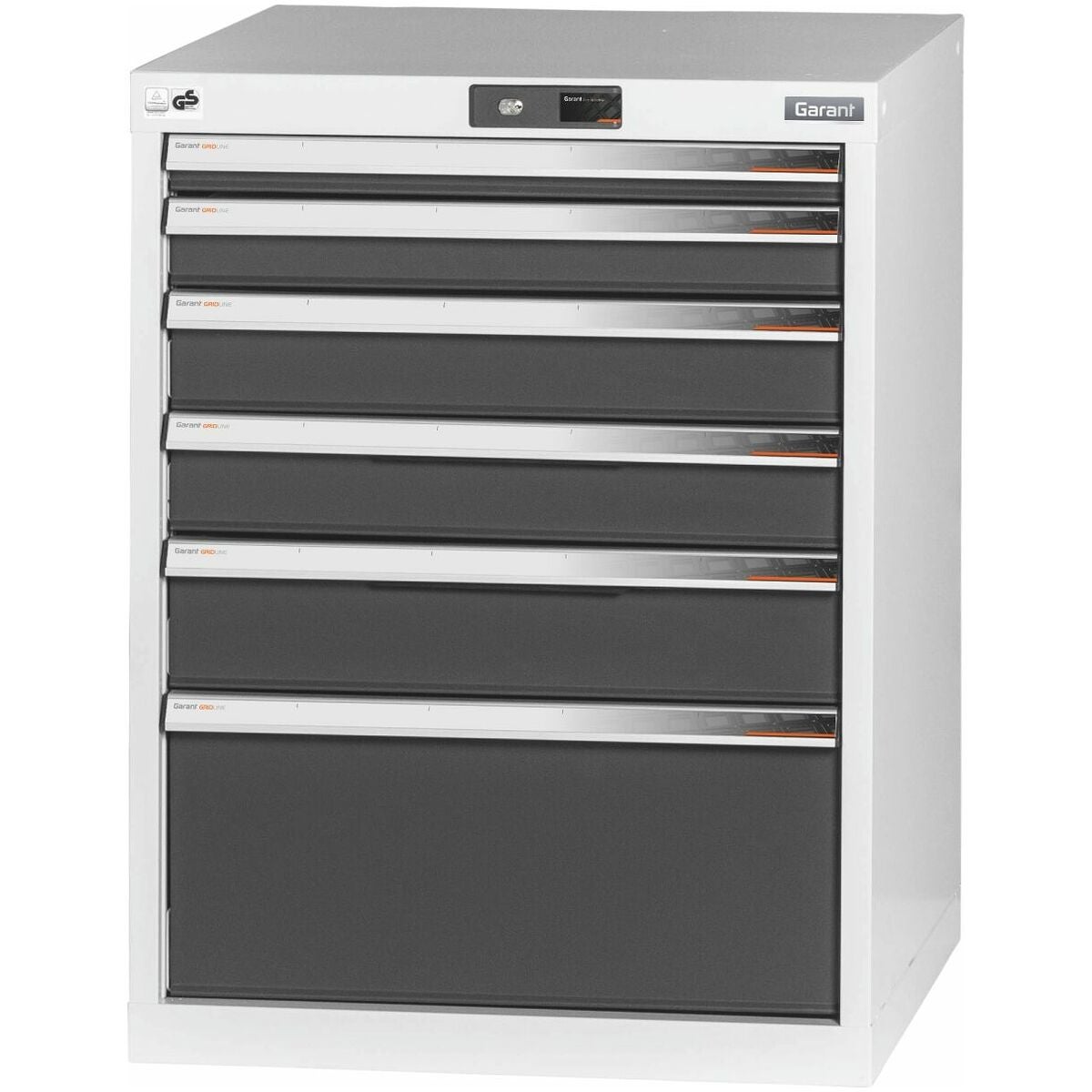 Verktygsskåp komplett med lådor 75 kg 800/6