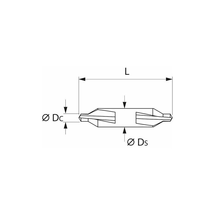 Centrumborr HSS A 10 mm