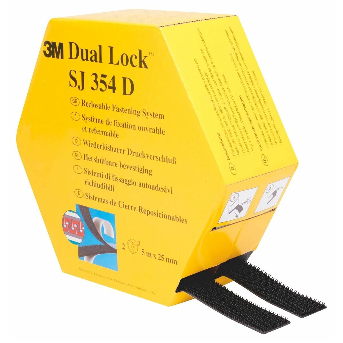 Tryckförslutningsband DUAL-LOCK™