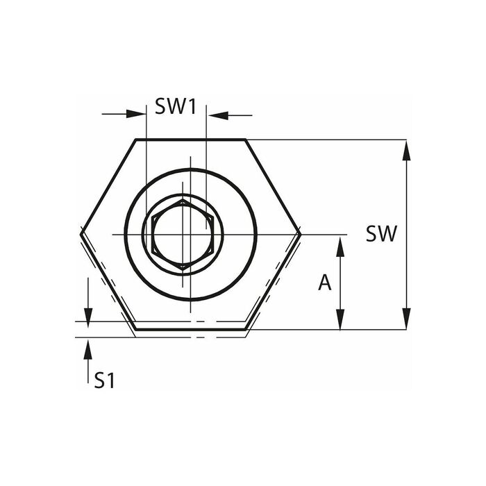 Excenter-spännklämma M12