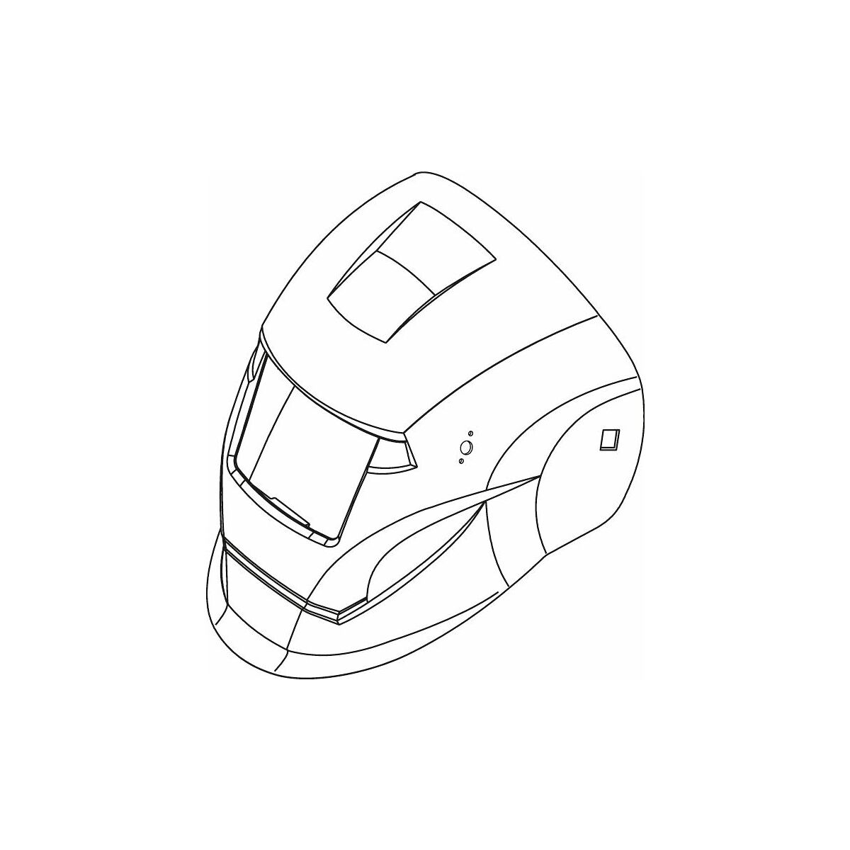 Svetsbandsset, 2 delar fram och bak