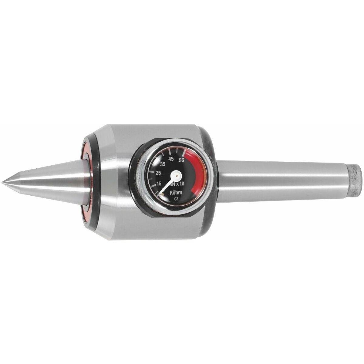 Roterande svarvdubb med tryckindikator och förlängd spets 4