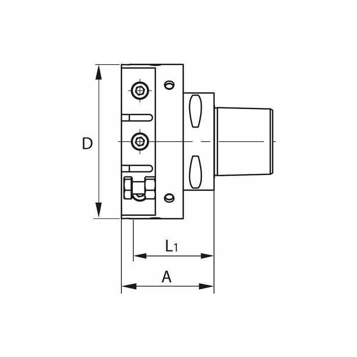 Eco-avstickhållare, radiell 32 mm