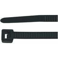 Buntbandssats T-Tie, svart 100 delar