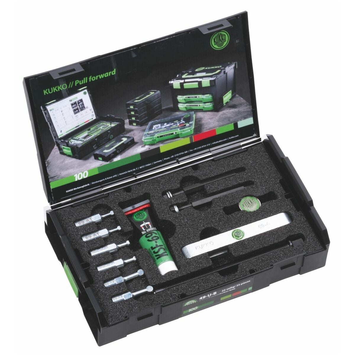 Kullageravdragarsortiment i KUKKO L-BOXX®