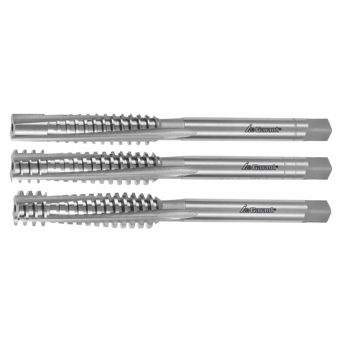 Trapetshandgängtappsats obelagd