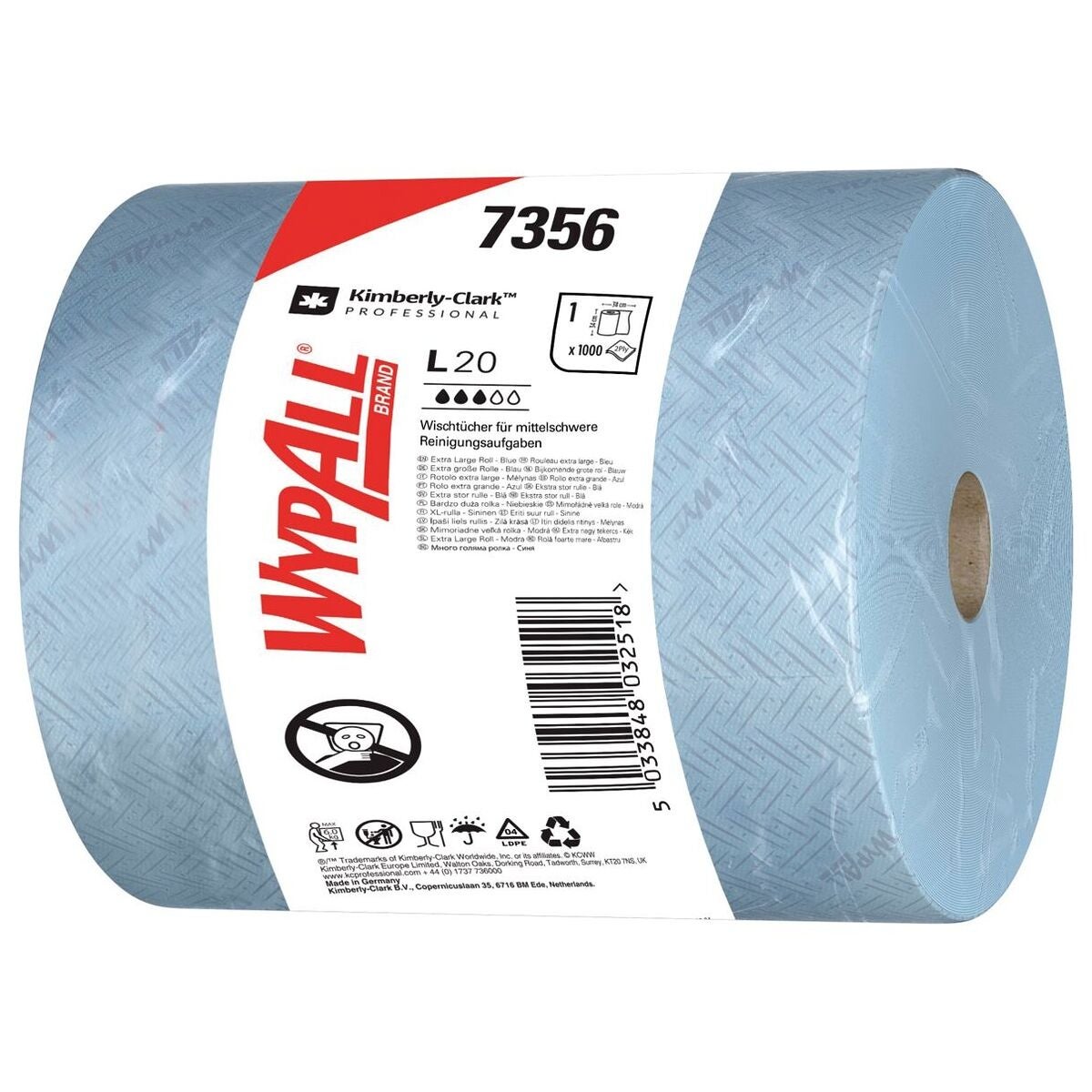 WypAll® L20 Essential™ torkdukar Storrulle