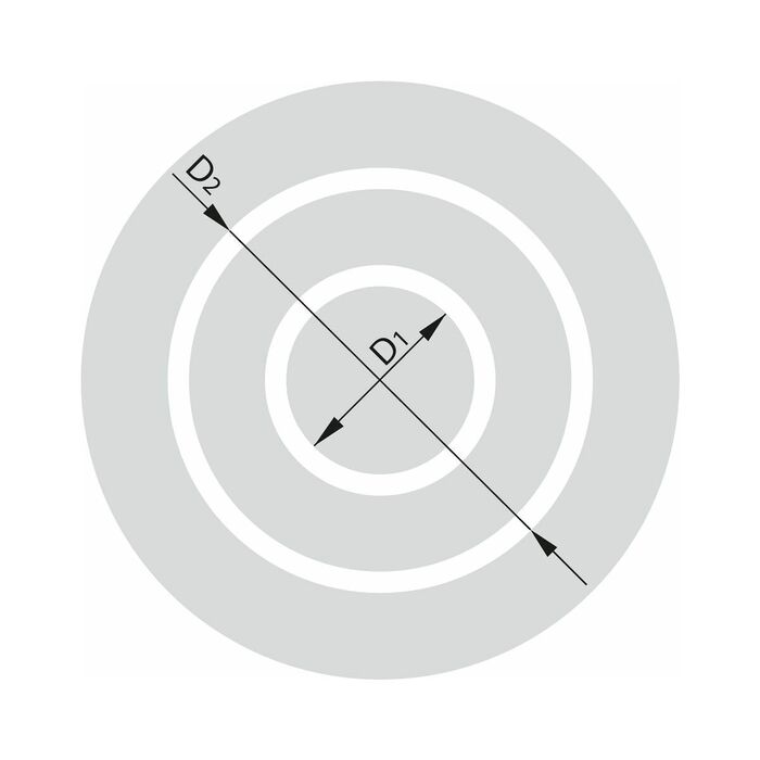 Skärhållare konkav axiell 43/60 mm